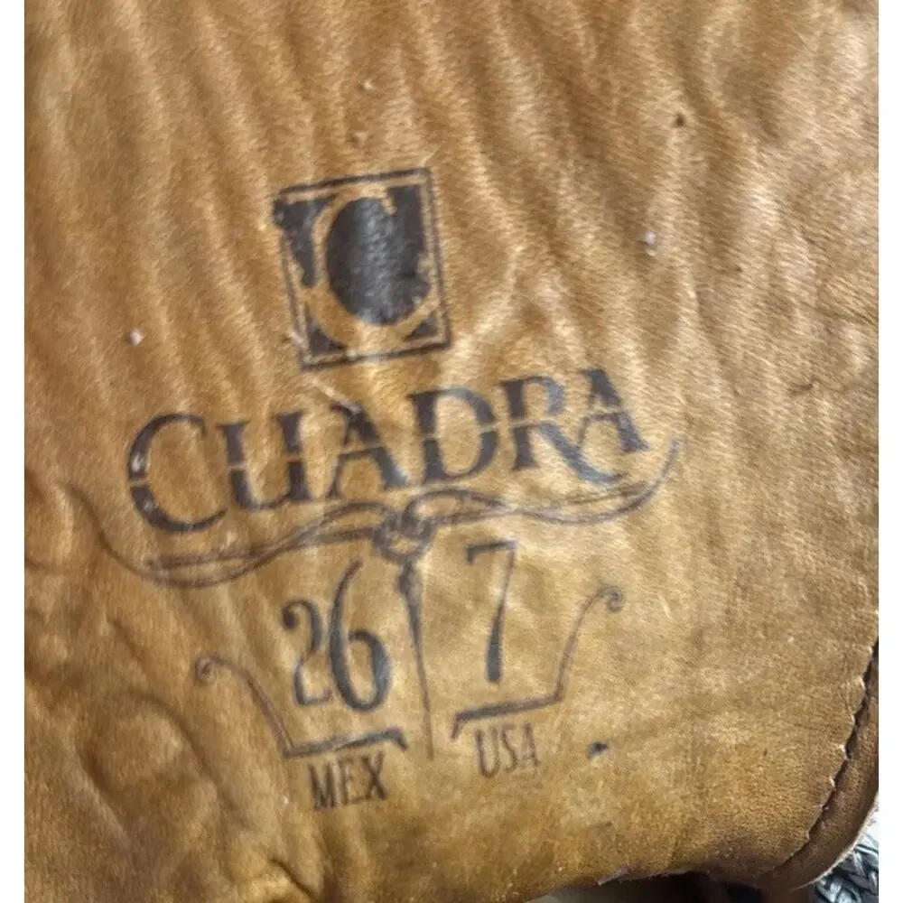 Cuadra Men Leather Boots - - Handmade by Cuadra Boots Size 7